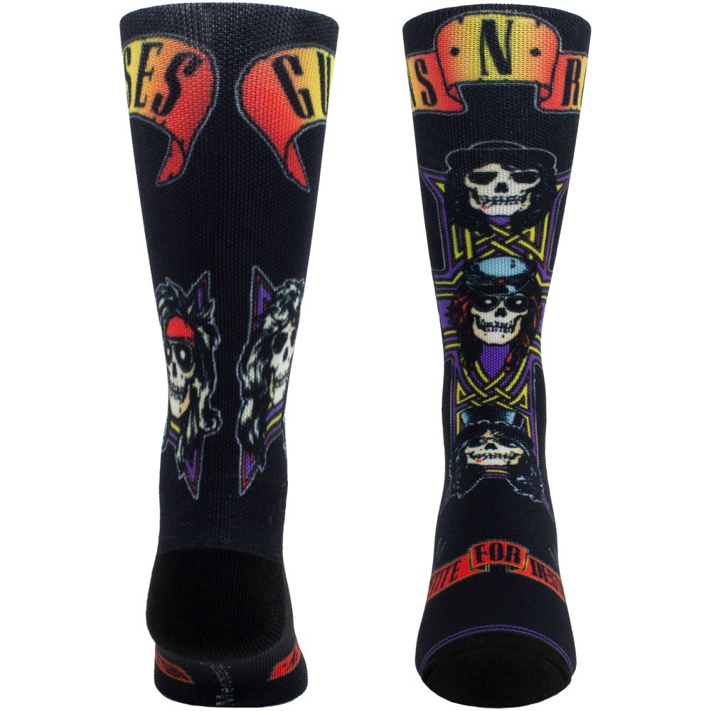 Guns N' Roses - Appetite For Destruction Sublimation Socks - Black